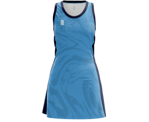 Fast Track Netball Sky Navy Black Dress Design 